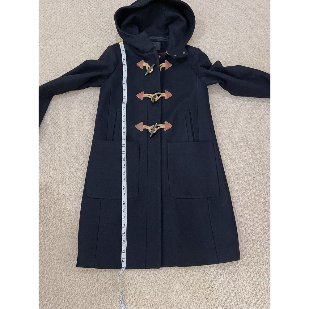 J CREW‎ WOMEN WOOL COAT SIZE 0 - Picture 6 of 10